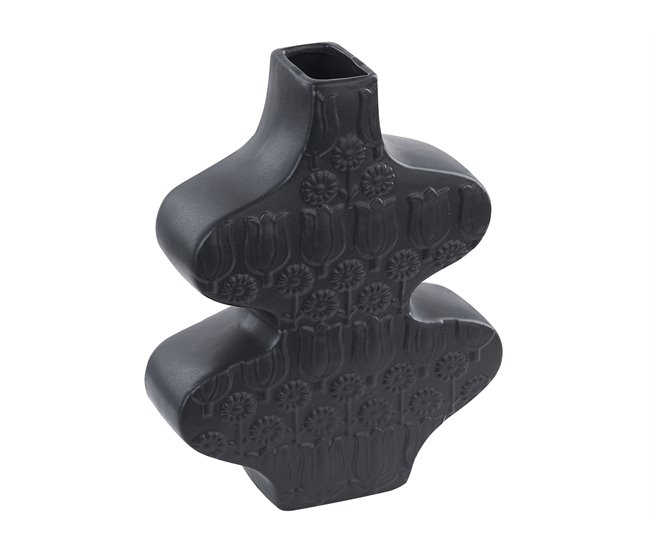 Beliani Jarro de flores ARGOS Preto