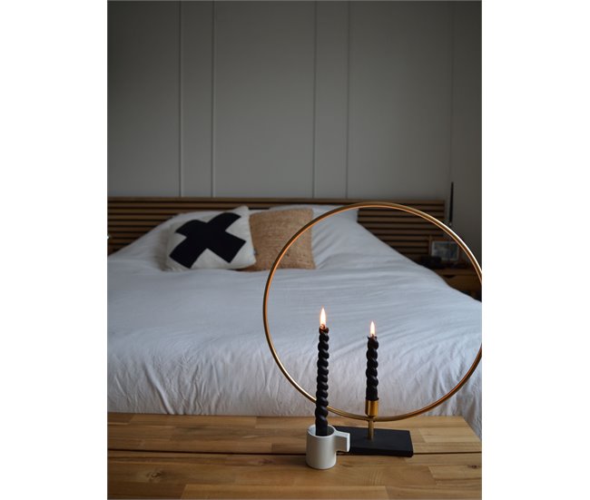 Beliani Candelabro SERAM Dourado