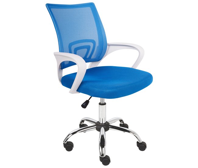 Beliani Cadeira de escritório SOLID Azul