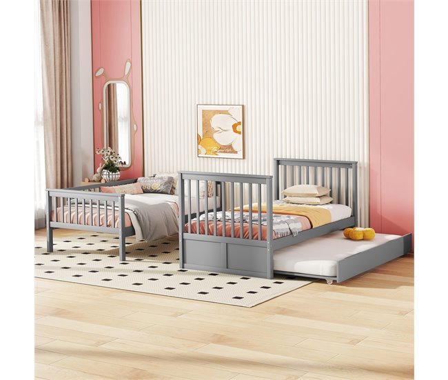 Beliches 95x205 Cinza