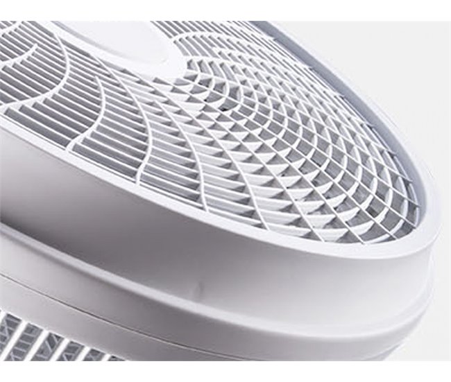 Ventilador industrial 110 W com 5 lâminas e 3 velocidades Branco