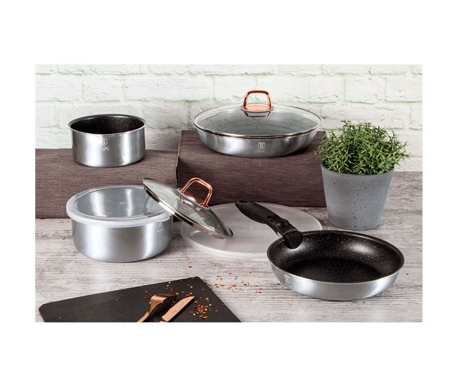 Trem de Cozinha Indução Berlinger Haus Moonlight Cinza