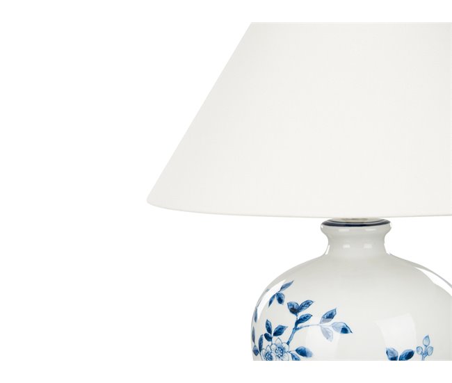 Beliani Candeeiro de mesa MAGROS Branco/ Bege