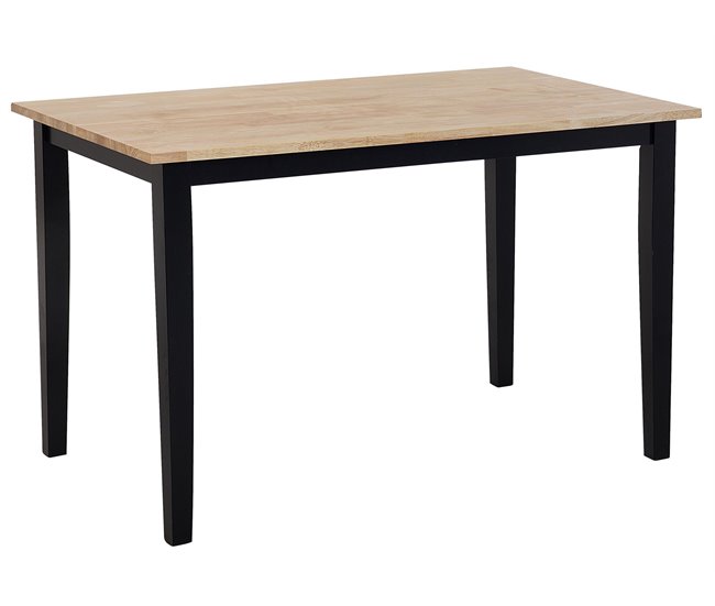 Beliani Conjunto de refeição HOUSTON Preto