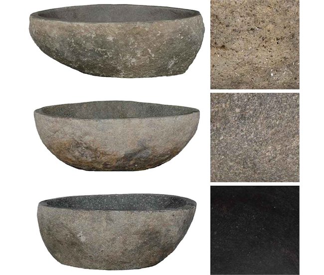Lavatório - Lavabo - Pia de banheiro oval Antracite