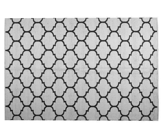 Beliani Alfombra de exterior ALADANA 140x200 Preto