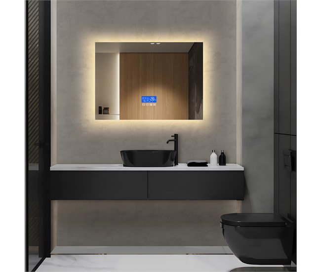 Espelho LED para banheiro 70x4 Transparente