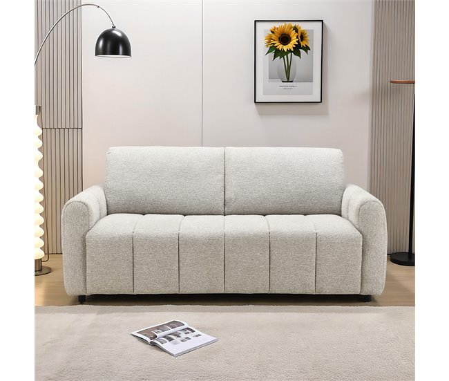 Sofá cama 3 lugares KUKY Cinza