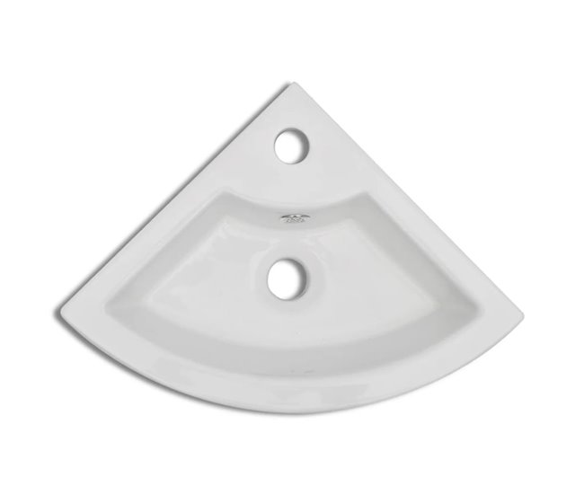Lavatório - Lavabo - Pia de banheiro com extravasamento Branco