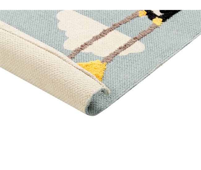 Beliani Tapetes para crianças BARUS Azul