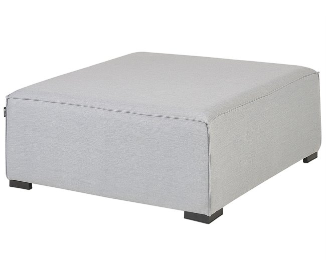 Beliani Conjunto lounge AREZZO Cinza Claro