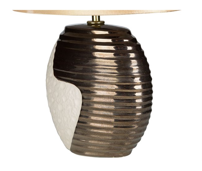 Beliani Candeeiro de mesa ESLA Areia