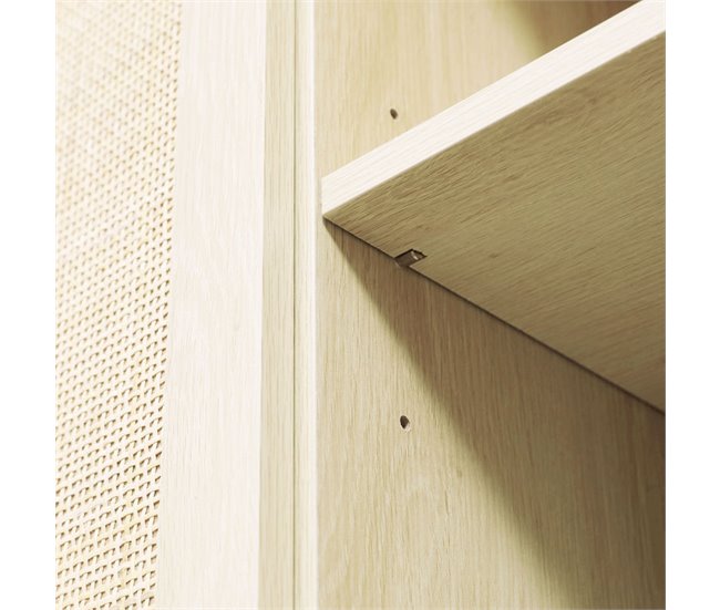 Aparador Melamina de Madeira HOMCOM Castanho