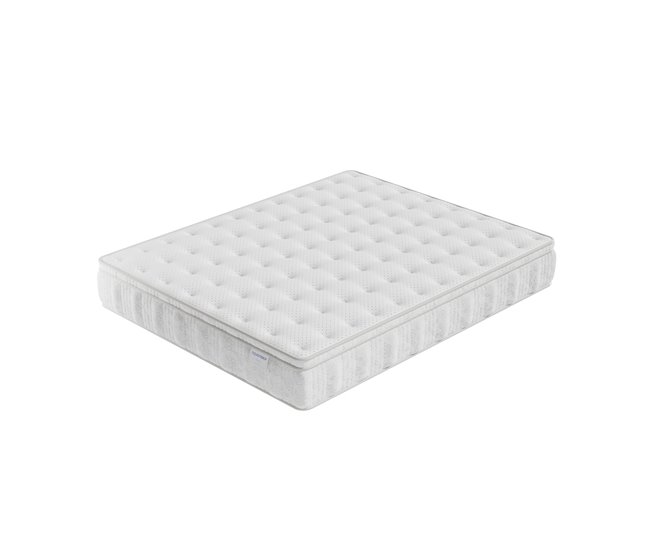 Colchão de molas ensacadas e espuma com carvão ativado