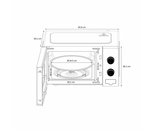 Microondas MO20W11 Multicor