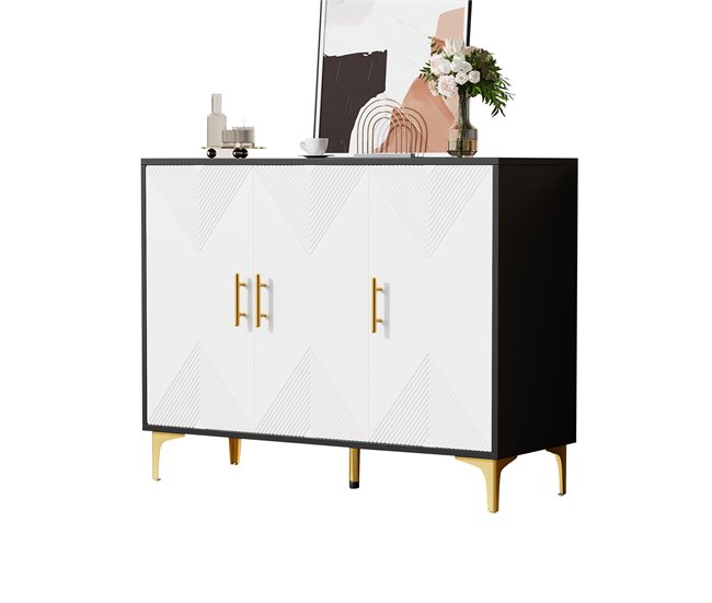 Aparadores Branco/ Preto