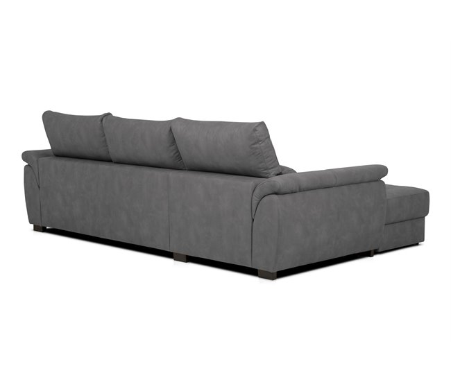 Chaise longue BENSON com cama Antracite