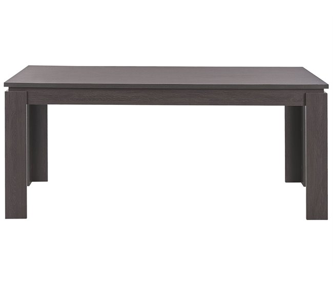 Beliani Mesa de refeições para 6 pessoas VITON 90x180 Castanho