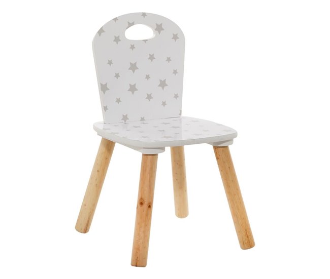 WELL HOME - Cadeira infantil "Dulzura" com estampas Branco