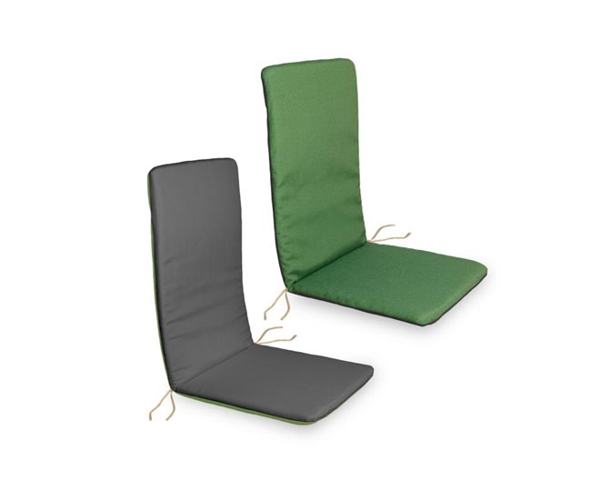 Almofada reversível para poltrona 47x38 Verde Escuro