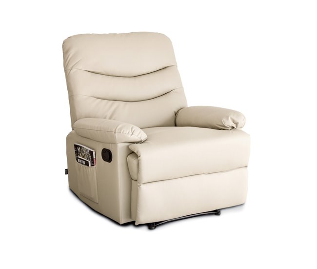 Poltrona relax motorizada com massagem ROMA Areia