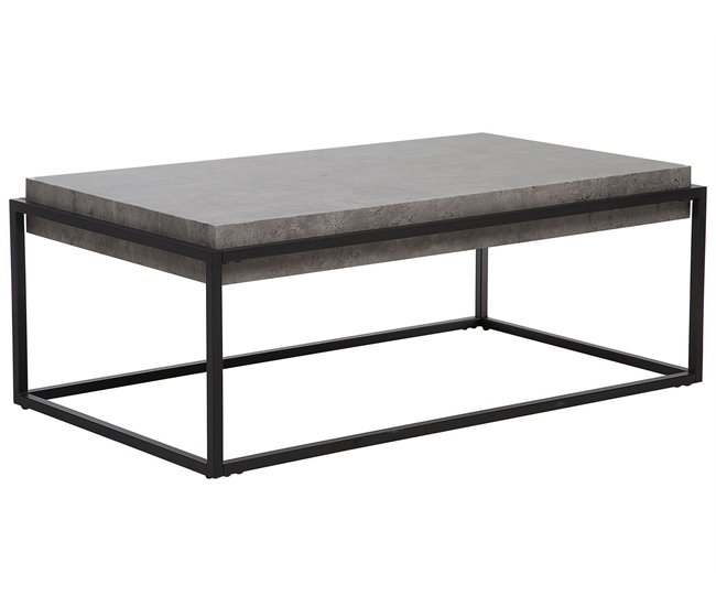 Beliani Mesa de centro ALTOS 64x104 Cinza Escuro