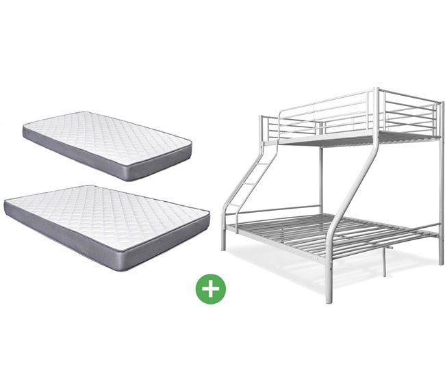Beliche duplo metálico 200x145 Branco