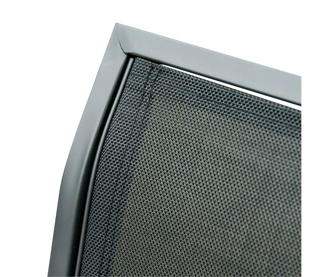 Banco de Balanço metal, tecido textilene Outsunny Preto