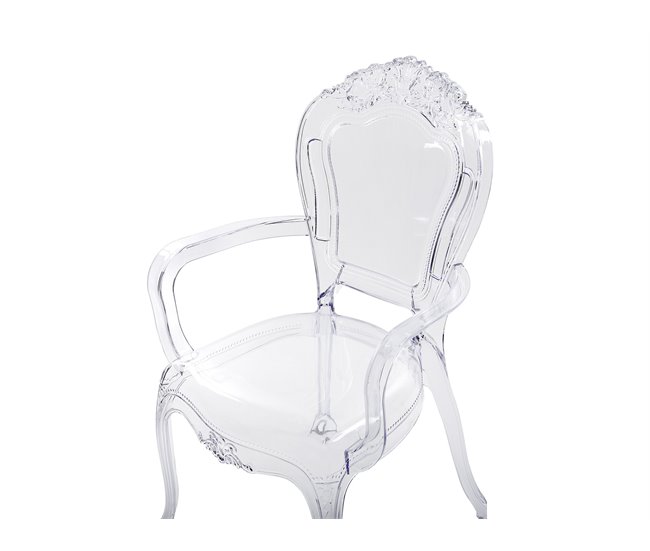 Beliani Silla para eventos VERMONT Transparente