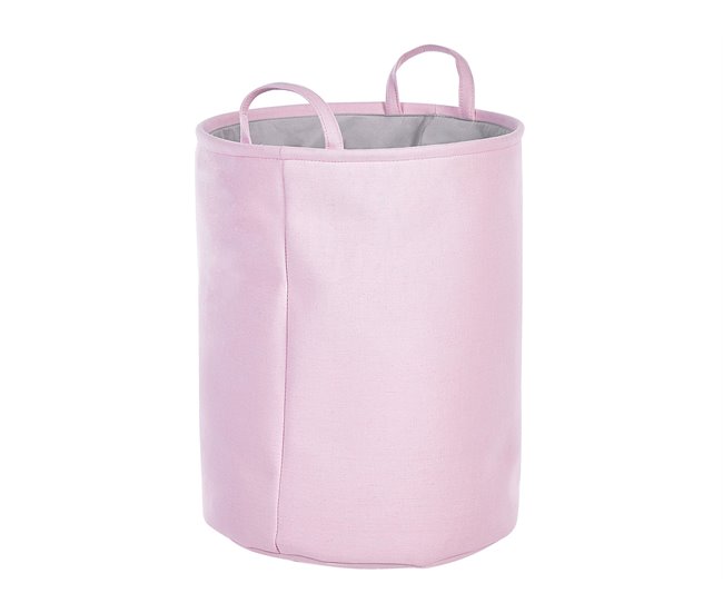 Beliani Cesto de roupa ARCHA Rosa