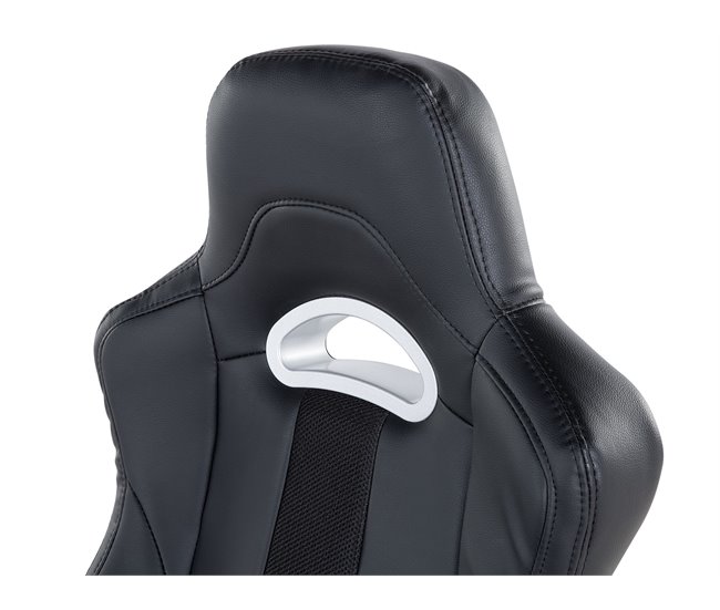 Beliani Cadeira executiva ADVENTURE Preto