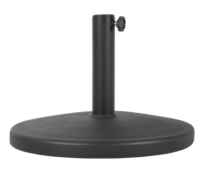 Base de guarda-sol NORDY 45x33cm preta Preto