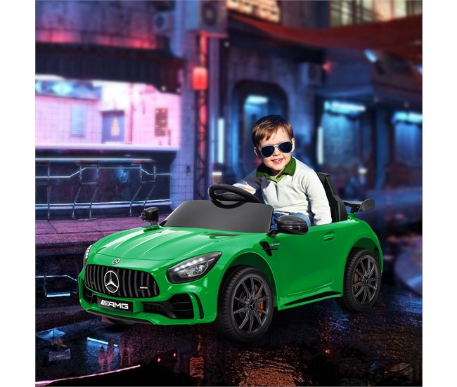 Carro Elétrico para Crianças Plástico e Metal AIYAPLAY Verde