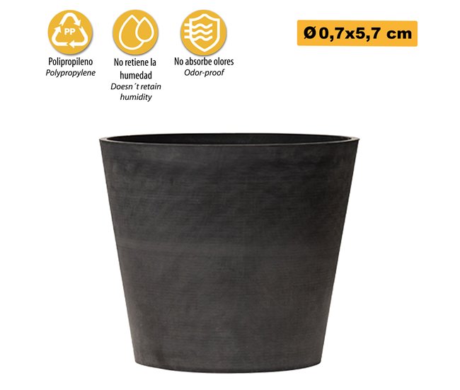 Cone de cone truncado Ø 07 cm Antracite