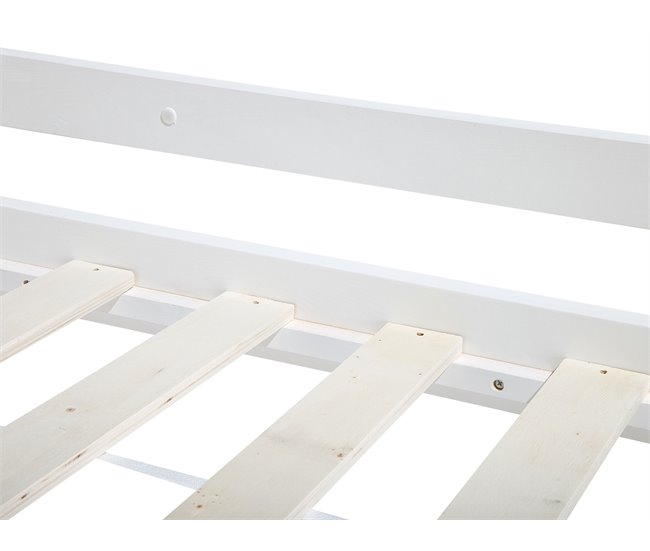 Beliani Beliche Pinho REGAT 97x208 Branco