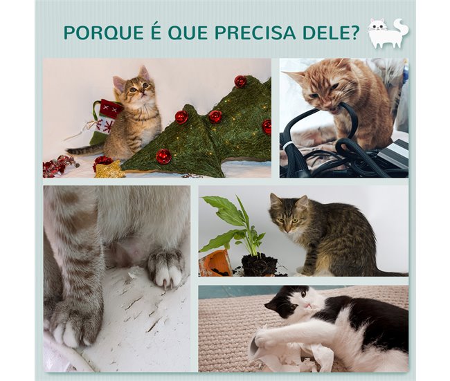 Árvore para Gatos de Parede Preto