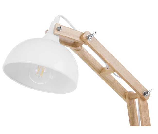 Beliani Candeeiro de mesa SALADO Branco