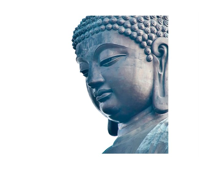 Quadro canvas BUDA BLUE 70x70cm Azul