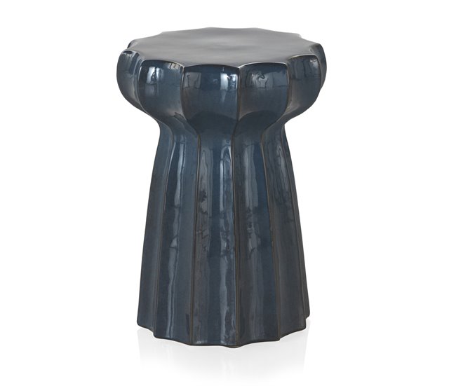 Banquinho de cerâmica Azul Marino