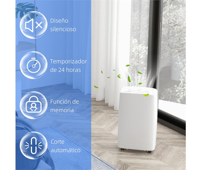 Desumidificador HOMCOM 821-031V90WT Branco