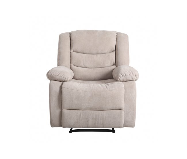 Poltrona CHEF2 relax em tecido Vison