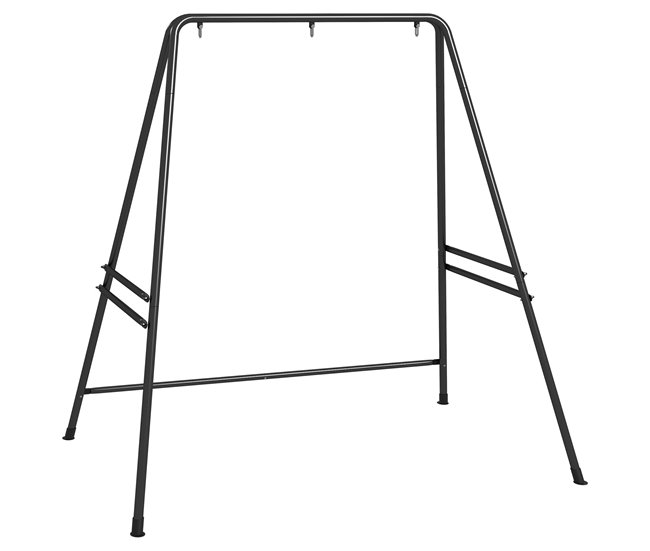 Suporte para Cadeira Suspensa aço Outsunny Preto