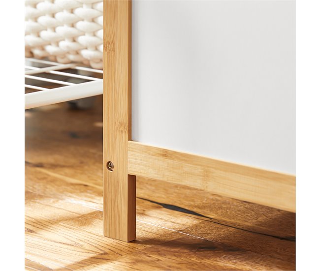Cesto de roupa suja FSS66-WN SoBuy Branco