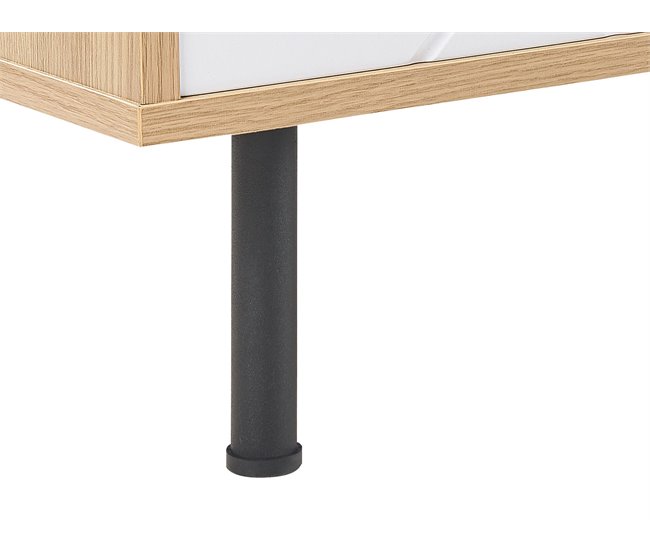 Beliani Mesa de TV PALMER 160 Castanho