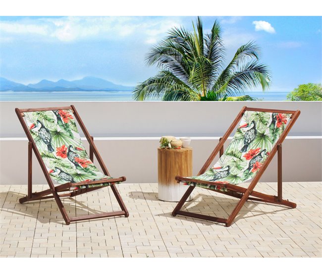 Beliani Cadeira lounge/relax ANZIO Multicor