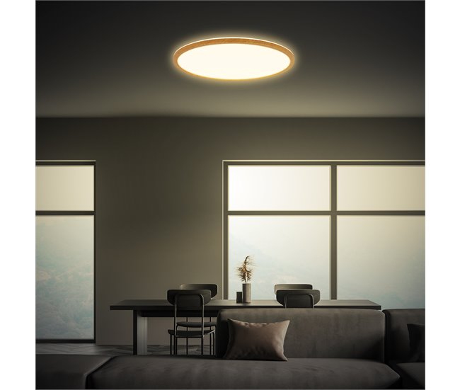 Plafon TAVA WOOD DOWNLIGHT 1 LED marca BRILONER Madeira