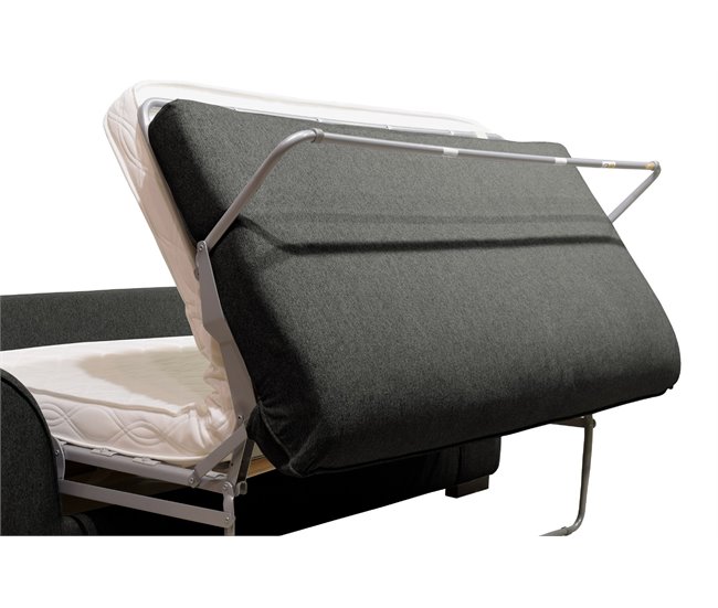 Sofá cama com abertura italiana SAGA Preto