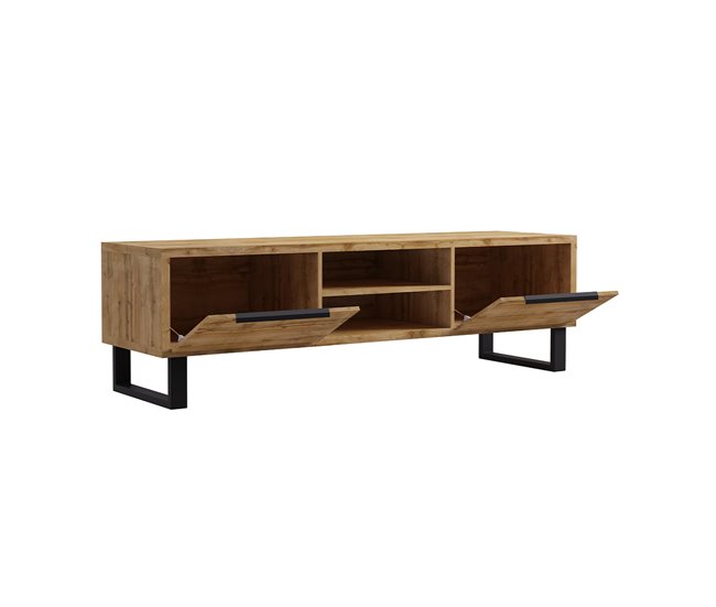 Suporte para TV de 2 gavetas Eden Madeira