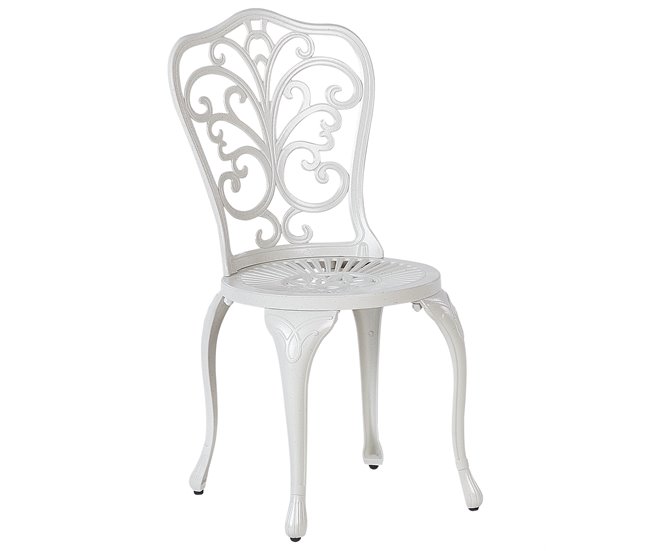 Beliani Cadeira de jardim TRIORA Branco