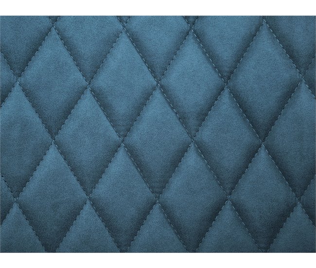 Beliani Silla de comedor LISLE Azul Marino